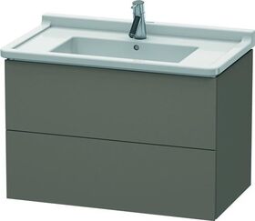 Duravit Waschtischunterbau L-CUBE 469x820x558mm flannel grey seidenmatt