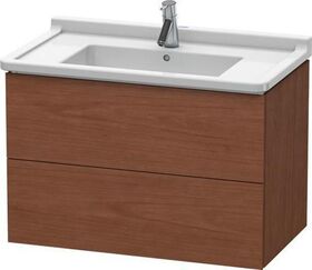 Duravit Waschtischunterbau L-CUBE 469x820x558mm amerikanisch nussbaum