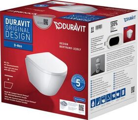 Duravit Wand-Tiefspül-WC-Set D-NEO rimless weiß