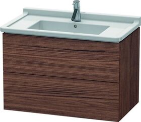 Duravit Waschtischunterbau L-CUBE 469x820x558mm nussbaum dunkel