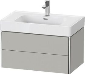 Duravit Waschtischunterbau XSQUARE 784x397x470mm we hgl ES Nussbaum mitte