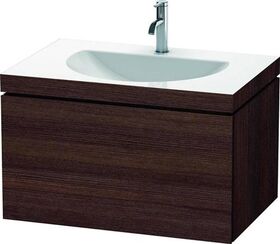 Duravit Möbelwaschtisch DARLING NEW 800x540mm o ÜL 1 HL kastanie dunkel