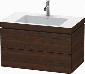 Duravit Waschtischunterbau L-CUBE m WT Vero Air 500x800x480mm 1 HL NB geb