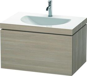 Duravit Möbelwaschtisch DARLING NEW 800x540mm o ÜL 1 Hahnloch pine silver