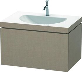 Duravit Möbelwaschtisch DARLING NEW 800x540mm o Überlauf 1 Hahnloch leinen