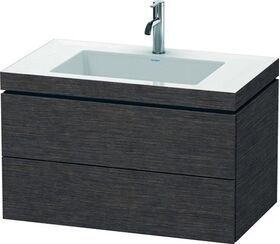 Duravit Waschtischunterbau L-CUBE m WT Vero Air 500x800x480mm 1 HL Ei du g