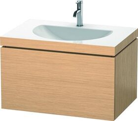 Duravit Möbelwaschtisch DARLING NEW 800x540mm o ÜL 1 HL eiche gebürstet