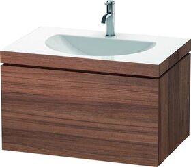 Duravit Möbelwaschtisch DARLING NEW 800x540mm o ÜL 1 Hahnloch nussbaum natur