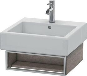 Duravit Waschtischunterbau VERO 431x450x155mm dolomiti grey hochglanz