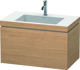 Duravit Waschtischunterbau L-CUBE m WT Vero Air 500x800x480mm 1 HL eur. Ei