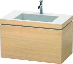 Duravit Waschtischunterbau L-CUBE m WT Vero Air 500x800x480mm 1 HL medi Ei