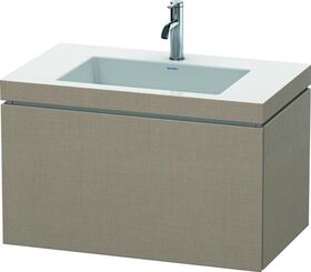 Duravit Waschtischunterbau L-CUBE m WT Vero Air 500x800x480mm 1 HL leinen