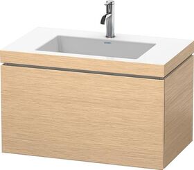 Duravit Waschtischunterbau L-CUBE m WT Vero Air 500x800x480mm 1 HL Ei geb