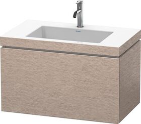 Duravit Waschtischunterbau L-CUBE m WT Vero Air 500x800x480mm 1 HL Ei ka