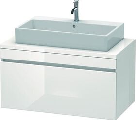 Duravit Konsolenunterschrank DURASTYLE 512x1000x548mm eiche schwarz / weiß matt