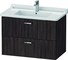 Duravit Waschtischunterbau XBASE 2 Schubk 560x800x468mm kastanie dunkel