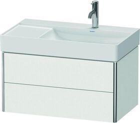 Duravit Waschtischunterbau XSQUARE 397x784x460mm, 2 Schubkästen weiß matt