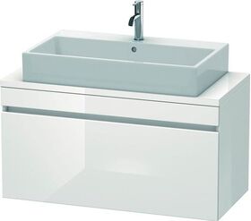 Duravit Konsolenunterschrank DURASTYLE 512x1000x478mm eiche schwarz / weiß matt