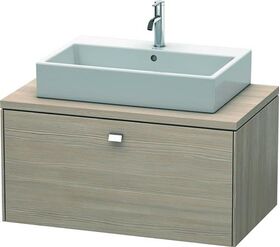 Duravit Konsolenunterschrank BRIOSO Griff chrom 442x920x550mm pine silver