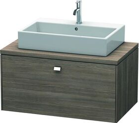 Duravit Konsolenunterschrank BRIOSO Griff chrom 442x920x550mm pine terra