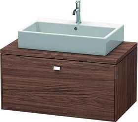 Duravit Konsolenunterschrank BRIOSO Gri chrom 442x920x550mm nussbaum dunkel