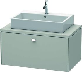 Duravit Konsolenunterschrank BRIOSO Griff chrom 442x920x550mm betongrau matt