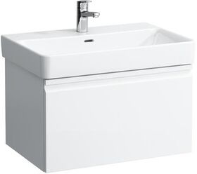 Laufen Waschtischunterbau LAUFEN PRO S 665x390x450mm 1 Schublade weiß glänzend