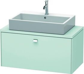 Duravit Konsolenunterschrank BRIOSO Griff chrom 442x920x480mm lichtblau matt