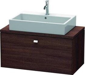 Duravit Konsolenunterschrank BRIOSO Gri chrom 442x920x480mm kastanie dunkel