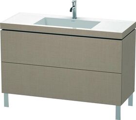 Duravit Waschtischunterbau L-CUBE m WT Vero Air 698x1200x480mm 1 HL leinen