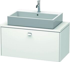 Duravit Konsolenunterschrank BRIOSO Griff chrom 442x920x480mm weiß matt