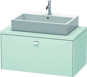 Duravit Konsolenunterschrank BRIOSO Griff chrom 442x920x550mm lichtblau matt