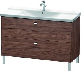 Duravit Waschtischunterbau BRIOSO Griffe chr 691x1220x479mm NB dunkel