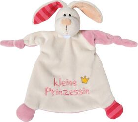 Schmusetuch Hase kleine Prinzessin 25x25