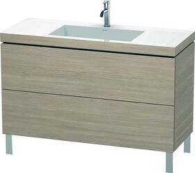 Duravit Waschtischunterbau L-CUBE m WT Vero Air 698x1200x480mm 1 HL pi sil