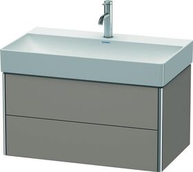 Duravit Waschtischunterbau XSQUARE 397x784x460mm basalt matt