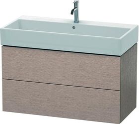 Duravit Waschtischunterbau L-CUBE 544x984x459mm eiche kaschmir