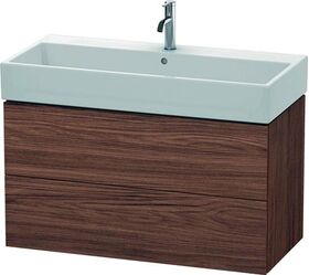 Duravit Waschtischunterbau L-CUBE 544x984x459mm nussbaum dunkel