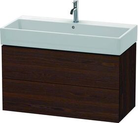 Duravit Waschtischunterbau L-CUBE 544x984x459mm nussbaum gebürstet