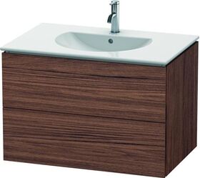 Duravit Waschtischunterbau L-CUBE 534x820x550mm nussbaum dunkel