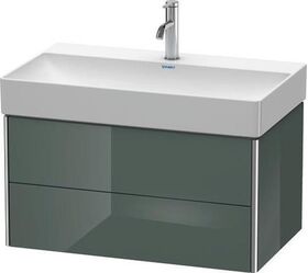 Duravit Waschtischunterbau XSQUARE 397x784x460mm dolomiti grey hochglanz