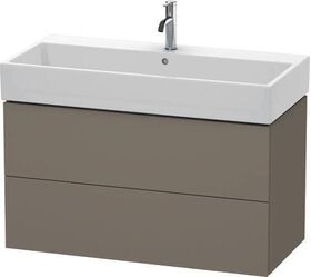 Duravit Waschtischunterbau L-CUBE 984x459mm 2 Schubk ta s-matt ES NB mitte