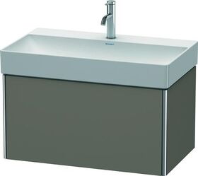 Duravit Waschtischunterbau XSQUARE 397x784x460mm flannel grey seidenmatt