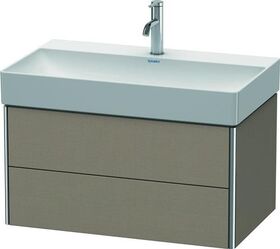 Duravit Waschtischunterbau XSQUARE 397x784x460mm leinen