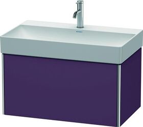 Duravit Waschtischunterbau XSQUARE 397x784x460mm aubergine seidenmatt