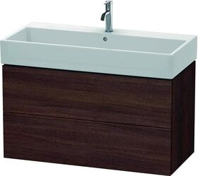 Duravit Waschtischunterbau L-CUBE 544x984x459mm kastanie dunkel