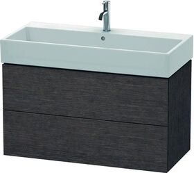 Duravit Waschtischunterbau L-CUBE 544x984x459mm eiche dunkel gebürstet