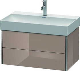 Duravit Waschtischunterbau XSQUARE 397x784x460mm cappuccino hochglanz