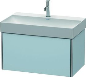 Duravit Waschtischunterbau XSQUARE 397x784x460mm lichtblau seidenmatt