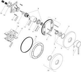 Einhebel-Brausemischer AXOR STARCK Unterputz stainless steel optic